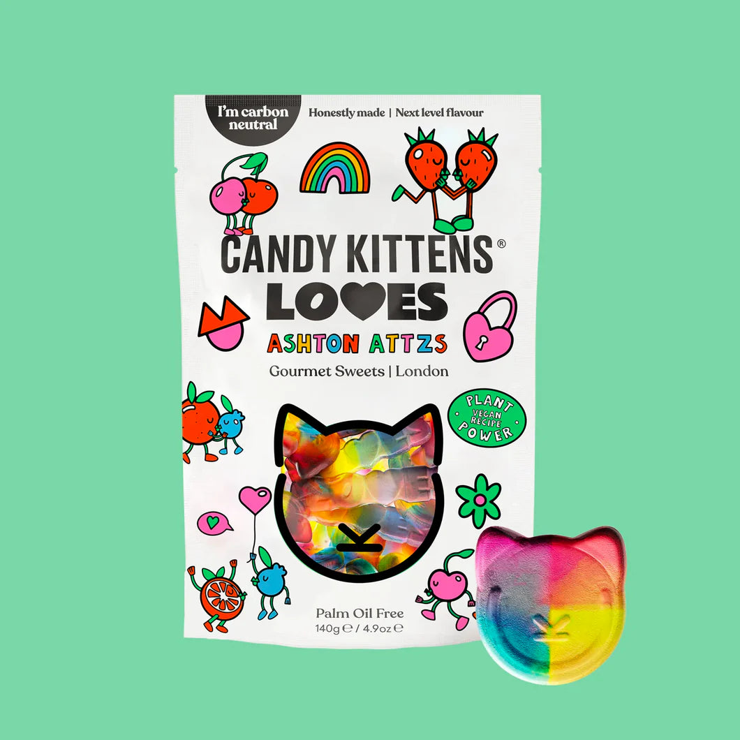 Candy Kittens Loves Rainbow Vegan Gummies 🌈
