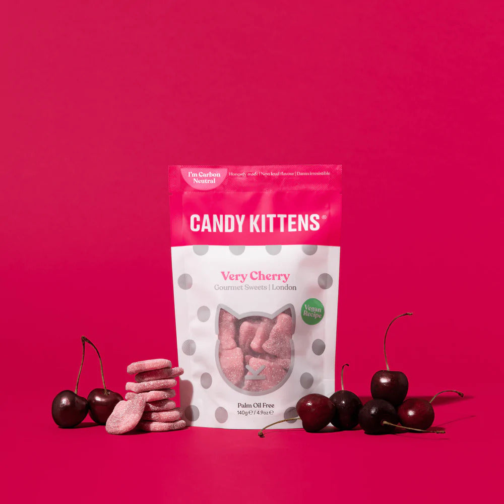 Candy Kittens Vegan Gummies - Very Cherry Flavor 🍒