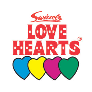 Swizzels Vegan Giant Love Hearts Fizzy Candy đź’“