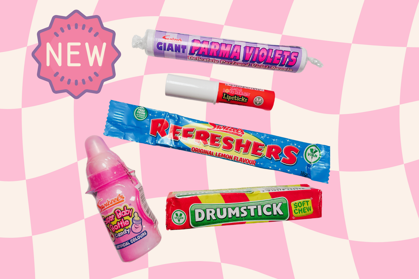 Vegan Dandy Candy Bundle - 5 Swizzels British Sweets 🇬🇧