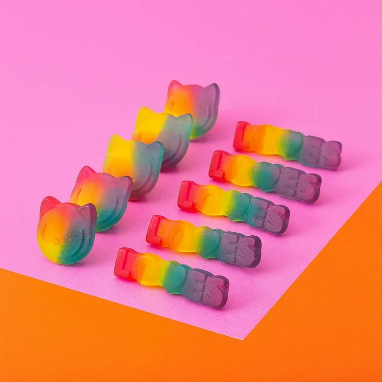 Candy Kittens Loves Rainbow Vegan Gummies 🌈