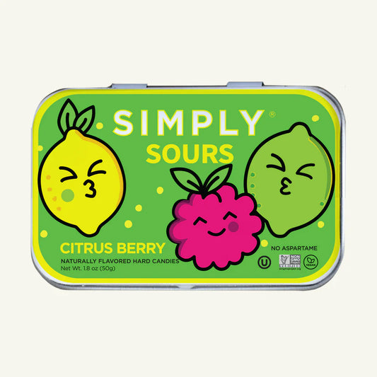 Simply Sours Hard Candy - Citrus Berry Flavor