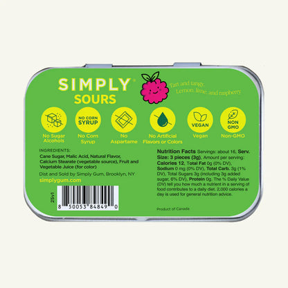 Simply Sours Hard Candy - Citrus Berry Flavor