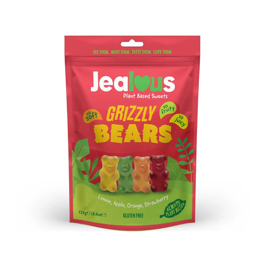 Jealous Vegan Grizzly Bear Gummies - Lemon, Apple, Orange, & Grapefruit 🐻