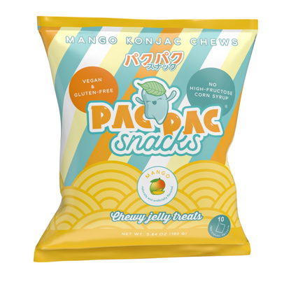 Pac Pac Vegan Konjac Chewy Jelly Treats Mango Flavor The Vegan High Street